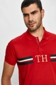 červená Tommy Hilfiger - Polo tričko