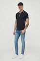 Polo tričko Armani Exchange 8NZF71.ZJH2Z tmavomodrá SS25