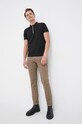 Поло Armani Exchange 8NZF71.ZJH2Z чорний SS25