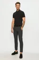 Trussardi Jeans - Polo tričko čierna
