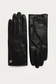 чорний Tommy Hilfiger - Шкіряні рукавички Жіночий