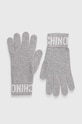 Μάλλινα γάντια Moschino μαλλί γκρί M2357.65232
