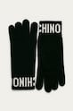 Moschino manusi de lana cu un amestec de lana negru M2357.65232
