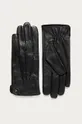 čierna Lauren Ralph Lauren - Kožené rukavice Dámsky