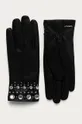 чорний Twinset - Шкіряні рукавички Жіночий