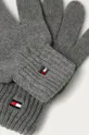 Tommy Hilfiger - Detské rukavice sivá