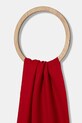 Moschino szalik wełniany M5165.50092 czerwony AW25