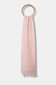 Moschino szalik wełniany wełna różowy M5165.50092