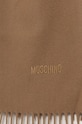 Moschino szalik wełniany M5165.50092 brązowy AW25