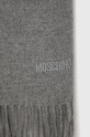 Moschino eșarfă de lână M5165.50092 gri AW25