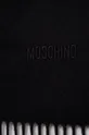 Вовняний шарф Moschino чорний
