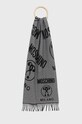 Moschino - Šál vlna sivá M5414.50152