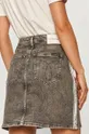 Calvin Klein Jeans - Rifľová sukňa  99% Bavlna, 1% Elastan