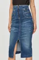 modrá Guess Jeans - Rifľová sukňa