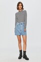 Levi's fustă din denim 27889.0000 albastru SS21