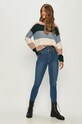 Tally Weijl - Jeansi Corset SPADECORSI albastru AW20