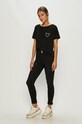 Tally Weijl - Jeansi Corset SPADECORSI negru AW20