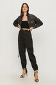 Pepe Jeans - Kalhoty Shadow x Dua Lipa PL211426R černá AW20