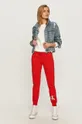 Calvin Klein Jeans - Nohavice červená