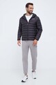 EA7 Emporio Armani spodnie dresowe bawełniane 8NPP53.PJ05Z szary SS24