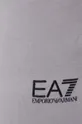 сірий Бавовняні спортивні штани EA7 Emporio Armani
