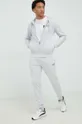Бавовняні спортивні штани EA7 Emporio Armani сірий