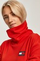 Tommy Jeans - Šaty červená DW0DW08877