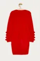 Guess Jeans - Sukienka dziecięca 116-175 cm czerwony