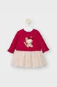 Mayoral - Dievčenské šaty 65-86 cm s elastanom burgundské 2877.2X.NEWBORN