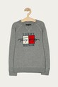 Tommy Hilfiger - Дитячий светр 128-176 cm аплікація сірий KB0KB06087