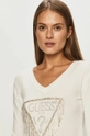 biały Guess Jeans - Sweter