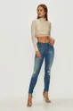Guess Jeans - Sweter beżowy