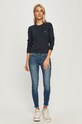 Tommy Jeans - Pulover DW0DW09082 bleumarin AW20