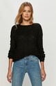 Jacqueline de Yong - Sveter okrúhly čierna 15216516