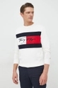 beżowy Tommy Hilfiger sweter