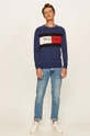 Tommy Hilfiger sweter granatowy