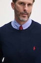 Polo Ralph Lauren pulover de bumbac bleumarin 710810846001