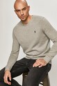 Polo Ralph Lauren - Sweter 710810846004 gładkie szary 710810846004