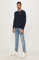 Lacoste sweter AH1951 granatowy AW24