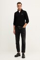 Πουλόβερ Lacoste AH1980 μαύρο AW24