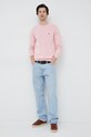 Lacoste sweter AH2193 różowy SS23