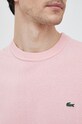 Lacoste sweter AH2193 różowy