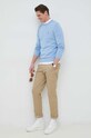 Lacoste sweter AH2193 niebieski SS23