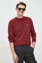 bordowy Lacoste sweter