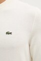 Lacoste sweter bawełniany AH1985 beżowy