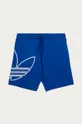 modrá adidas Originals - Detské krátke nohavice 128-170 cm GD2694 Chlapčenský