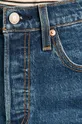 tmavomodrá Levi's - Rifľové krátke nohavice 501
