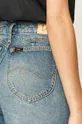 modrá Lee - Rifľové krátke nohavice