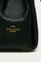 čierna Coach - Kožená kabelka