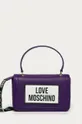fialová Love Moschino - Kožená kabelka Dámsky